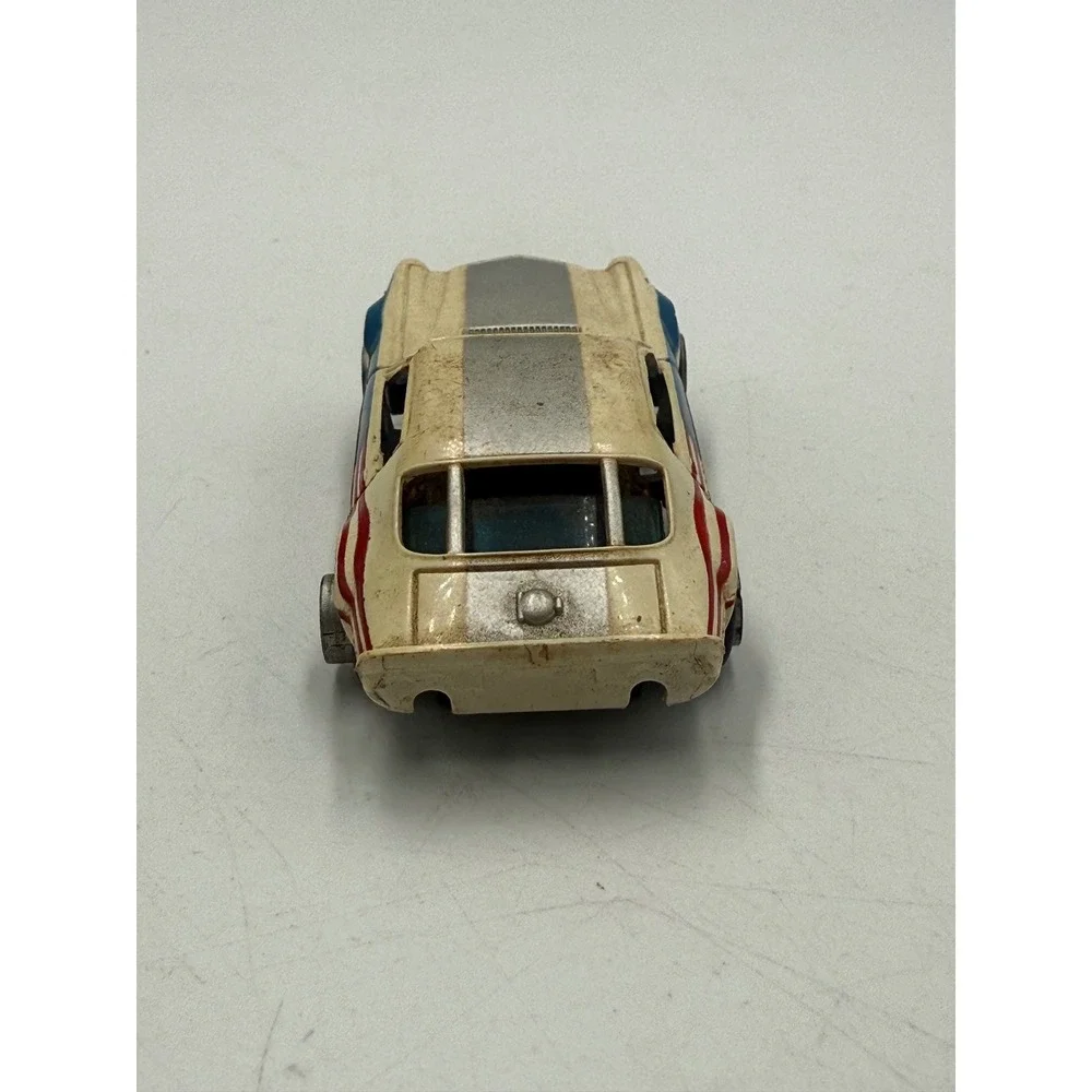 Vintage Aurora AFX Chevrolet Camaro Slot Car White #6 HO Scale Singapore Chassis